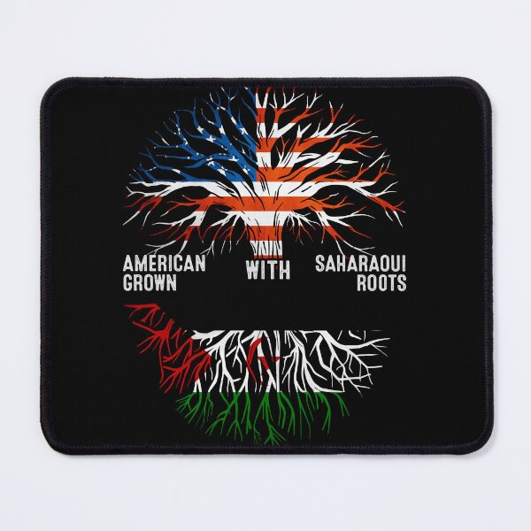 Item preview, American Grown With Saharaoui Roots Western Sahara Flag designed and sold by MoHaCo.