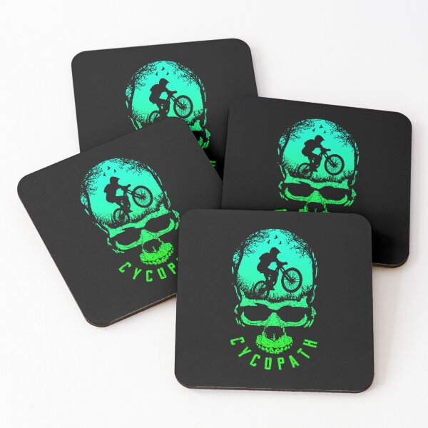 Item preview, Cycopath Mountain Bike Funny MTB Biker Biking Goth Skull designed and sold by GrandeDuc.
