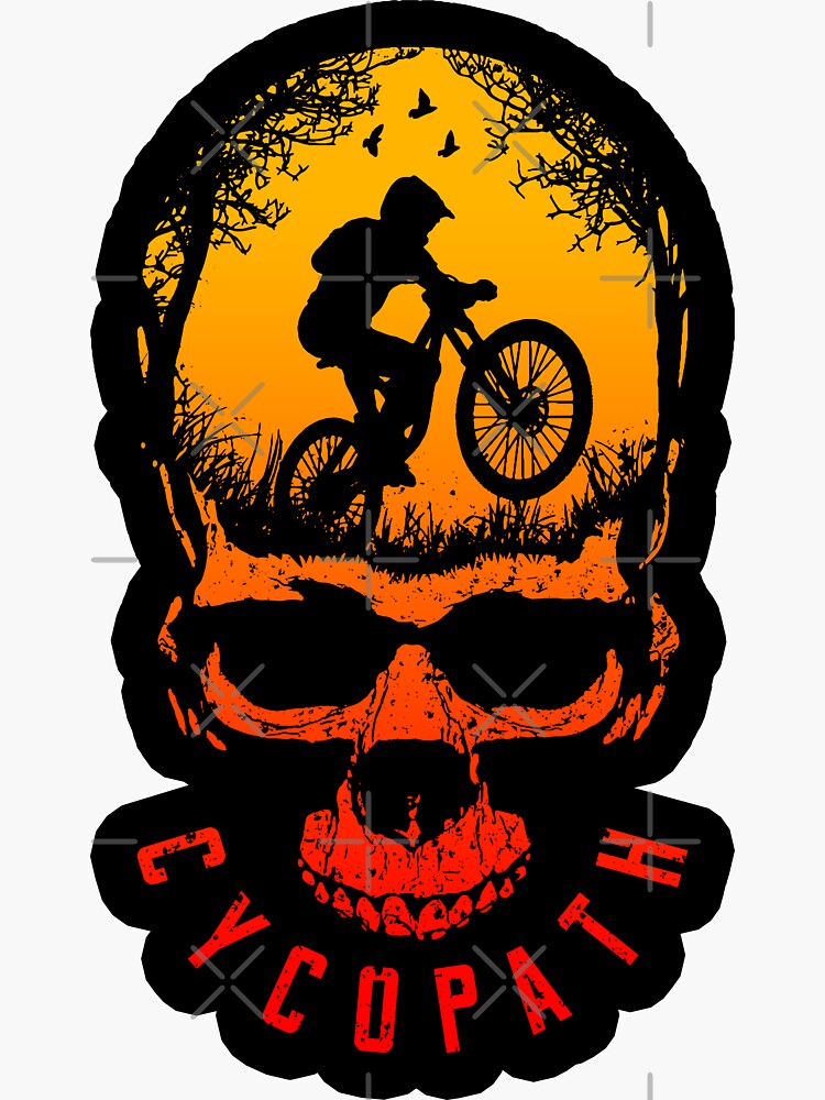 Orange Cycopath Decal