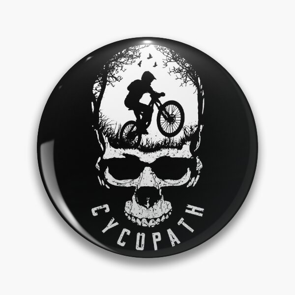 Artikelvorschau, Cycopath Mountainbike Lustiger MTB Biker Radfahren Goth Skull entworfen und verkauft von GrandeDuc.