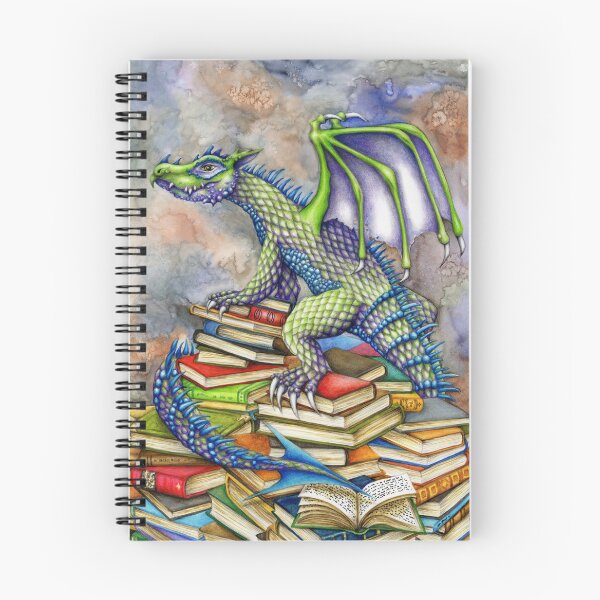 Item preview, The Bookwyrm's Hoard designed and sold by Katy Jones.