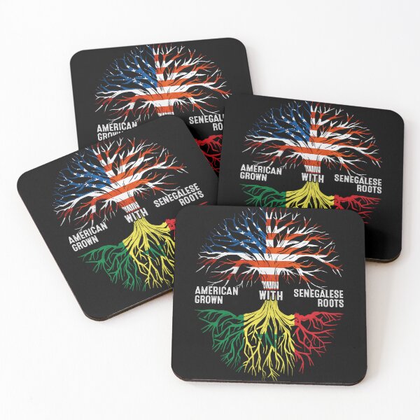 Item preview, American Grown With Senegalese Roots Senegal Flag designed and sold by MoHaCo.