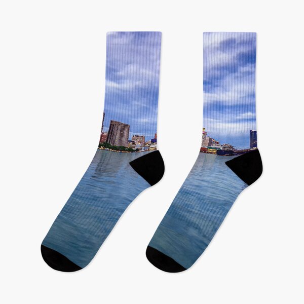 Item preview, Detroit Skyline From the River - Michigan designed and sold by Kathy Weaver.
