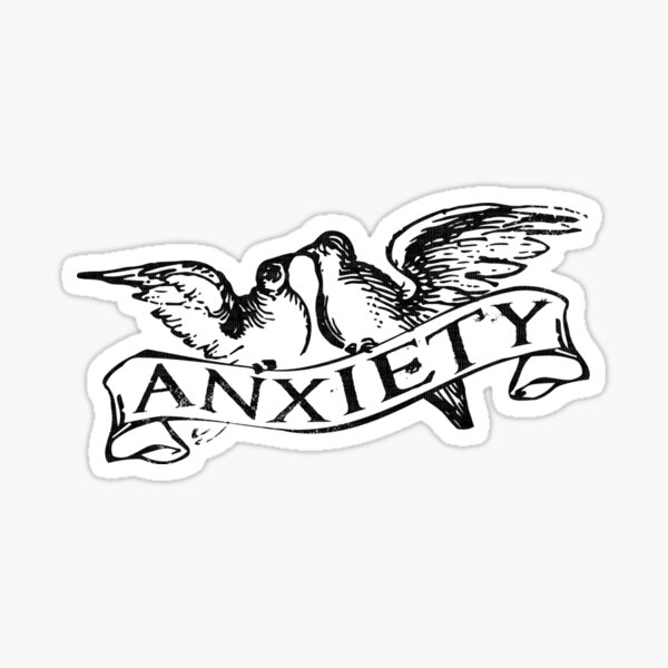 Anxiety Doves Sticker