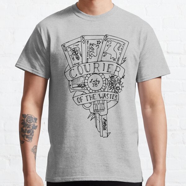 courier flash // black on white version Classic T-Shirt