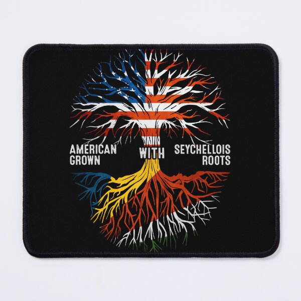 Item preview, American Grown With Seychellois Roots Seychelles Flag designed and sold by MoHaCo.