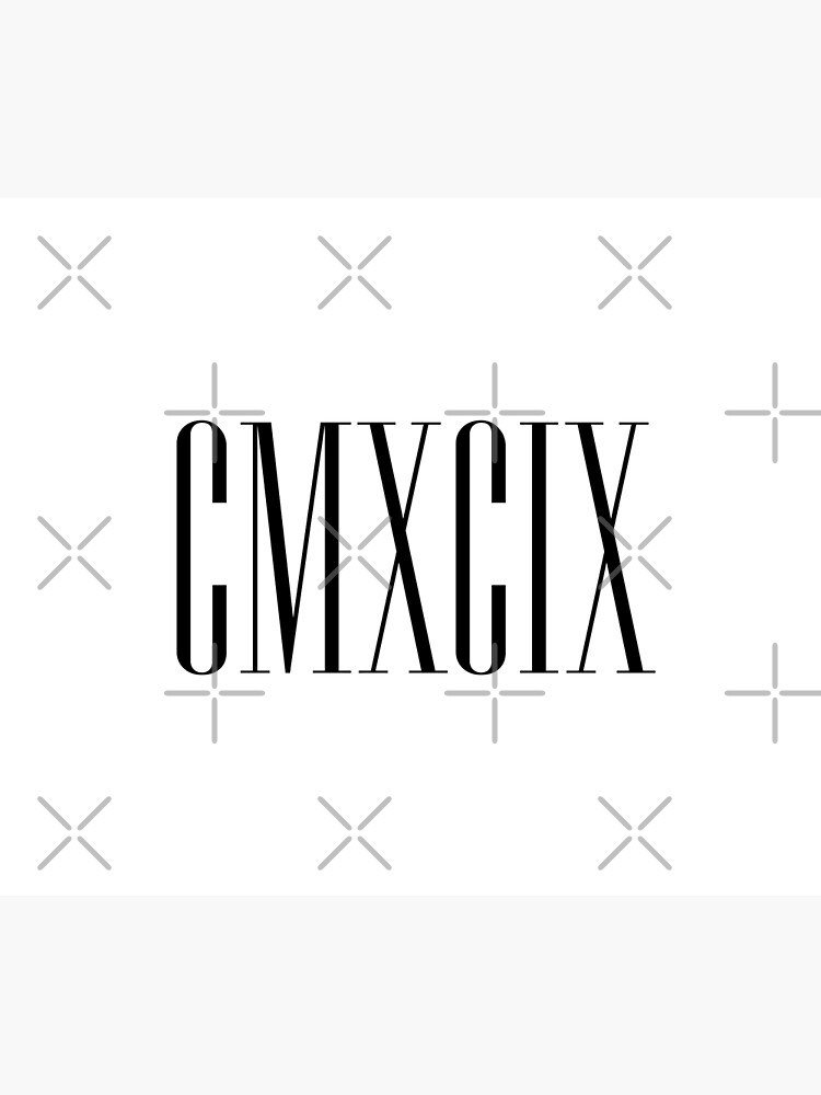 roman-numeral-999-roman-numeral-cmxcix-number-999-roman-numerals