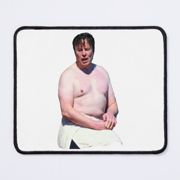 Item preview, elon musk without shirt designed and sold by Marina-Cool.