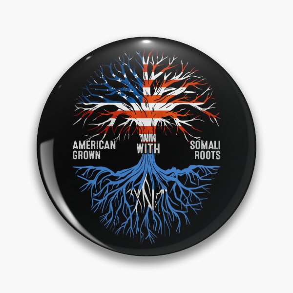 Artikelvorschau, Amerikaner mit somalischer Wurzelbaum-Somalia-Flagge gewachsen entworfen und verkauft von MoHaCo.