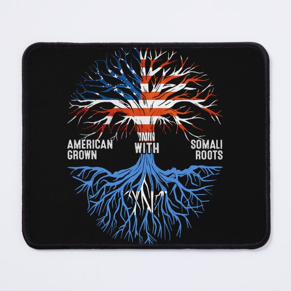 Item preview, American Grown With Somali Roots Tree Somalia Flag designed and sold by MoHaCo.