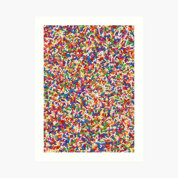 Rainbow Sprinkles Art Print