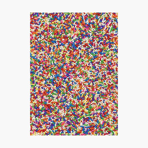 Rainbow Sprinkles Photographic Print