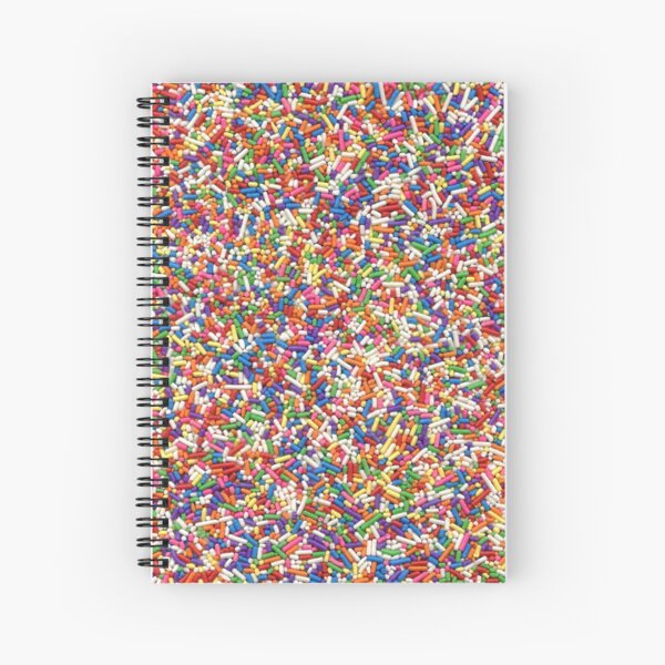 Rainbow Sprinkles Spiral Notebook