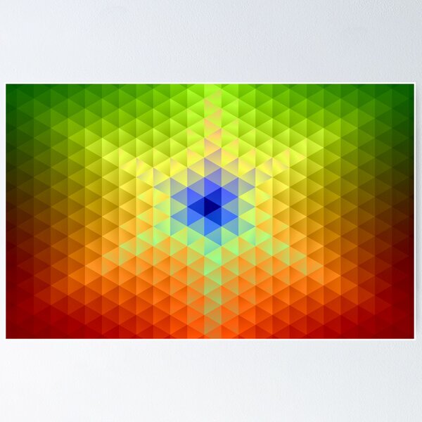 Aperçu de l'œuvre Motif de pixels bloqués vibrant créée et vendue par Boztik-Designs.