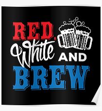 Red, White & Brew Poster