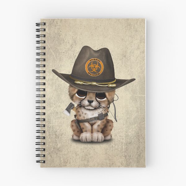 Item preview, Cute Cheetah Cub Zombie Hunter designed and sold by JeffBartels.