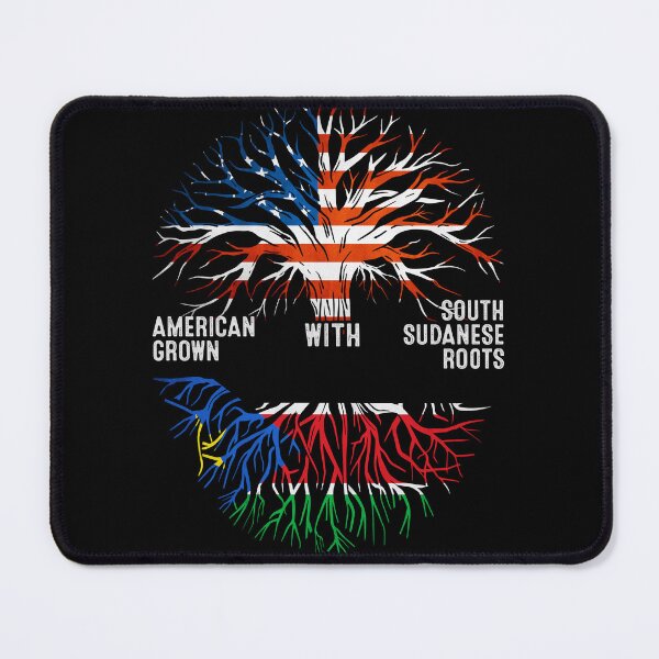 Item preview, American Grown With South Sudanese Roots South Sudan Flag designed and sold by MoHaCo.