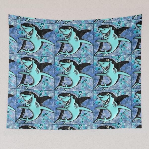 Item preview, ©DigiArt Cartoon Shark I designed and sold by OmarHernandez.