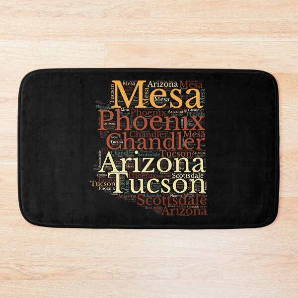 Item preview, Arizona state map and cities  designed and sold by labatchino10.