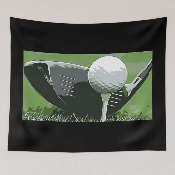 Item preview, Golf Club Ball Art Paint Draw Design designed and sold by BK-Fishing.