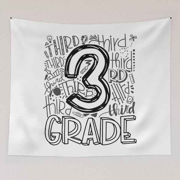 Item preview, 3rd Third Grade Typography Team Kids Teacher Back To School  designed and sold by WindaJay.