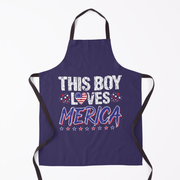 Aperçu de l'œuvre T-shirt Garçon 4th Of JulyMerica Boy 4th Of July créée et vendue par WindaJay.