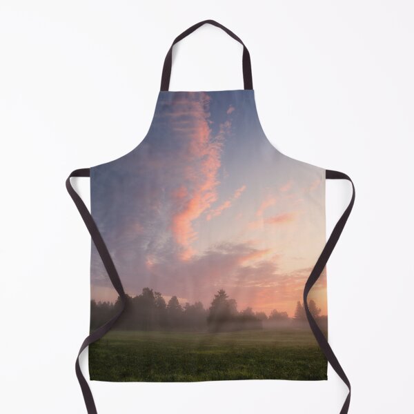 Item preview, Misty meadow sunrise landscape designed and sold by Juhku.