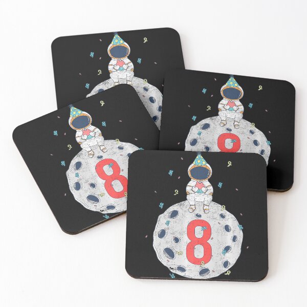 Item preview, 8th Birthday Space Birthday Party Premium designed and sold by WindaJay.