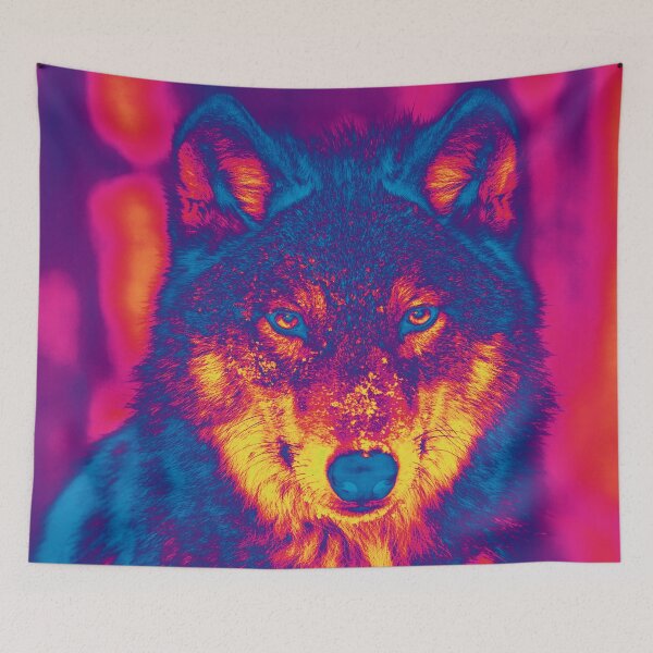 Item preview, Trippy Wolf designed and sold by Mandala Of Life.