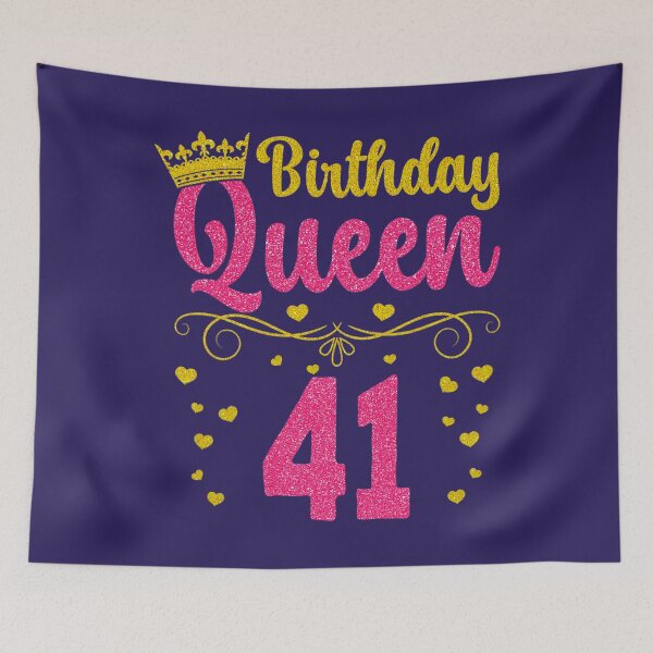 Item preview, 41 Birthday Queen 41st Birthday Queen 41 Years Old Gifts designed and sold by WindaJay.