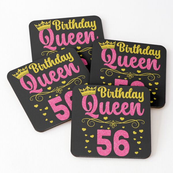 Aperçu de l'œuvre 56 Anniversaire Reine 56e Anniversaire Reine 56 Ans Cadeaux créée et vendue par WindaJay.