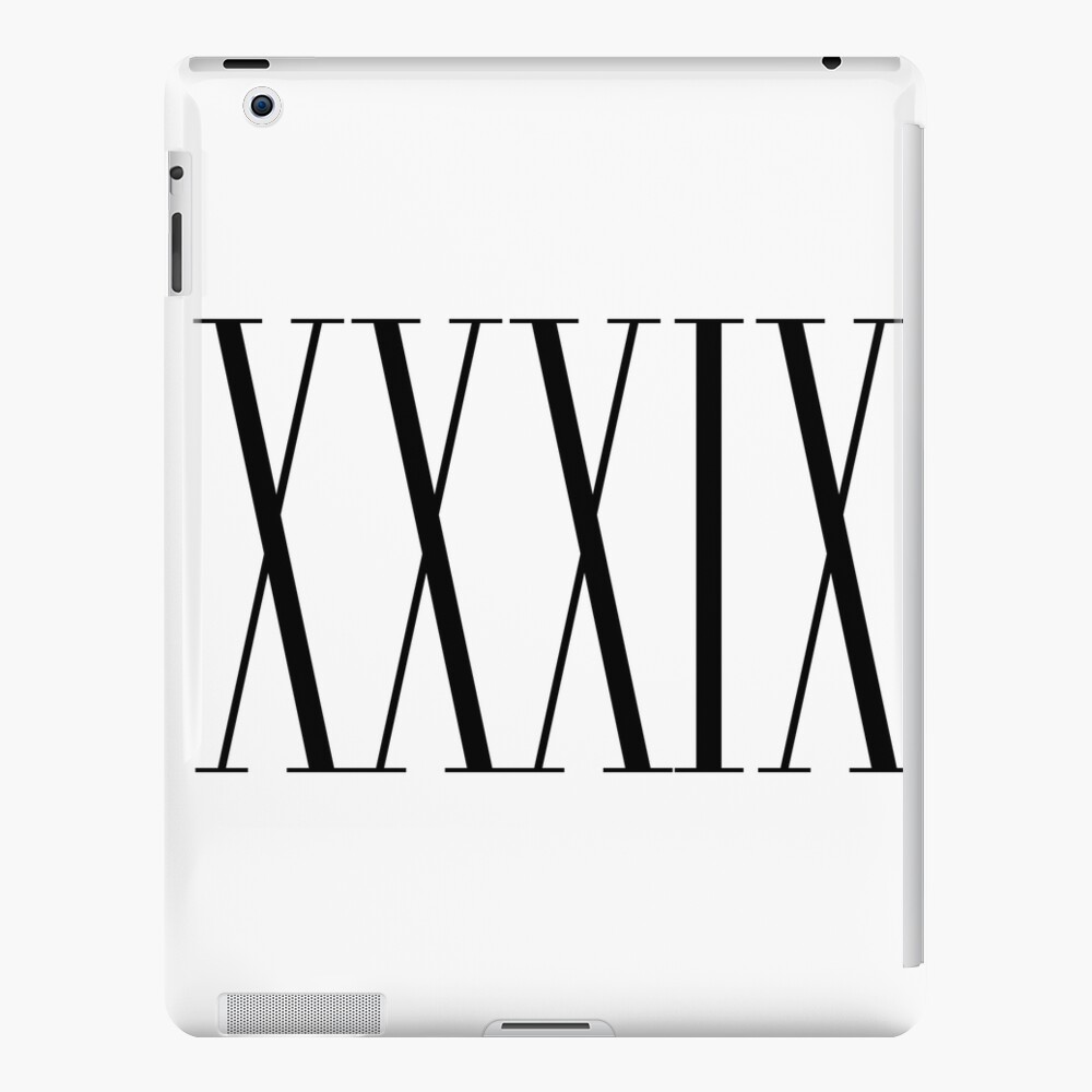 funda-y-vinilo-para-ipad-n-mero-romano-39-n-mero-romano-xxxix