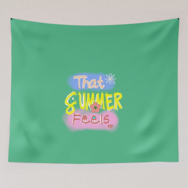 Item preview, That Summer Feels Cute Print designed and sold by katrinaissilly.