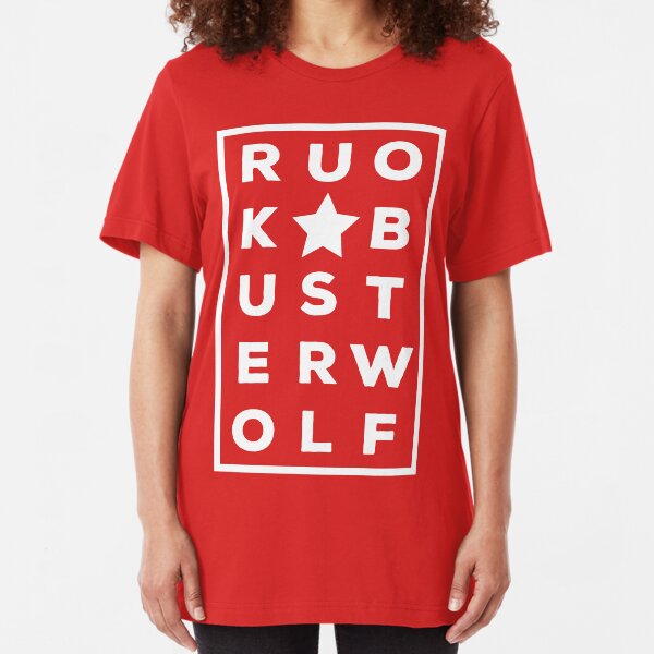 He doesn't care if you are okay. Slim Fit T-Shirt