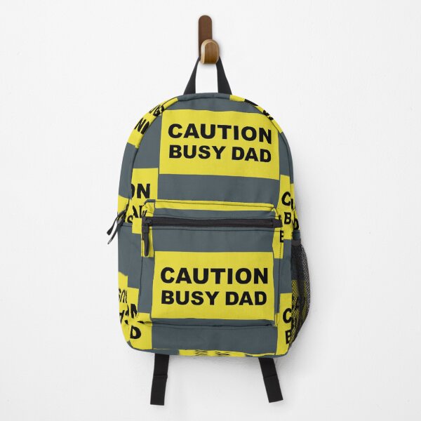 Item preview, CAUTION BUSY DAD design designed and sold by lobodelnoir.