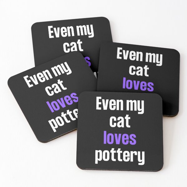 Item preview, Even my cat loves pottery designed and sold by TheGreenGoat.