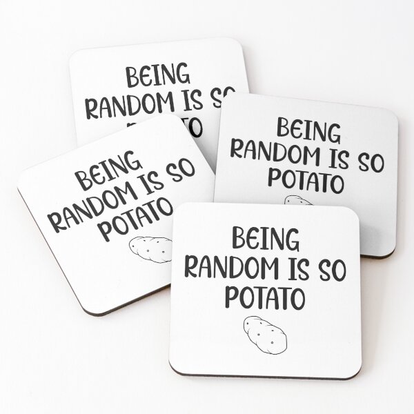 Item preview, being random is so potato designed and sold by Eriksonshop.
