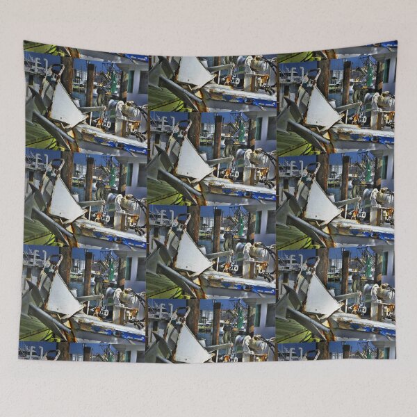 Item preview, Shrimp Boats At Dock designed and sold by Savannah Gibbs.