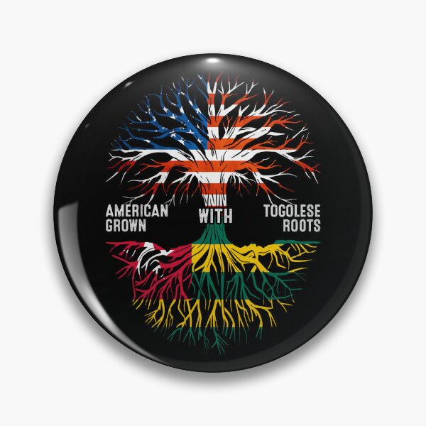 Item preview, American Grown With Togolese Roots Tree Togo Flag designed and sold by MoHaCo.