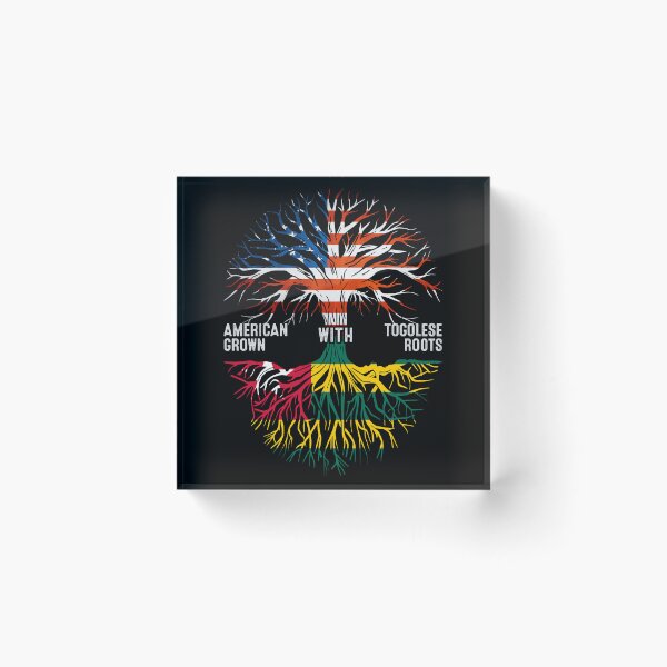 Item preview, American Grown With Togolese Roots Tree Togo Flag designed and sold by MoHaCo.
