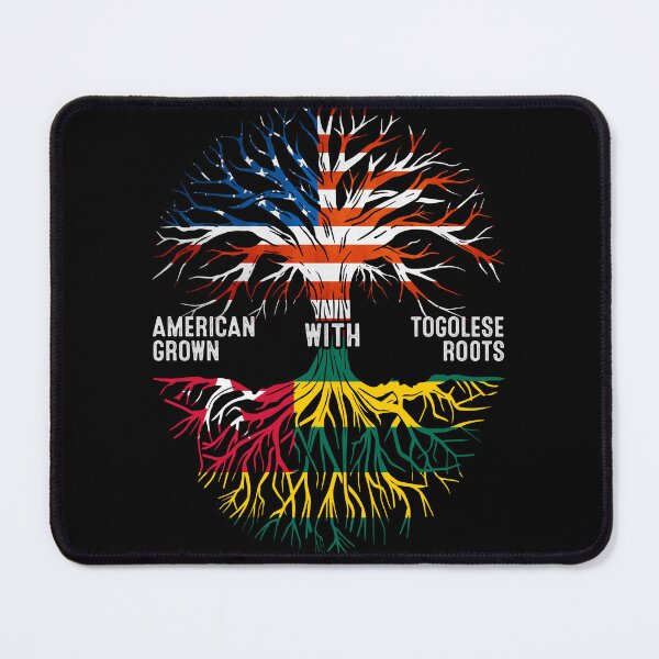 Item preview, American Grown With Togolese Roots Tree Togo Flag designed and sold by MoHaCo.
