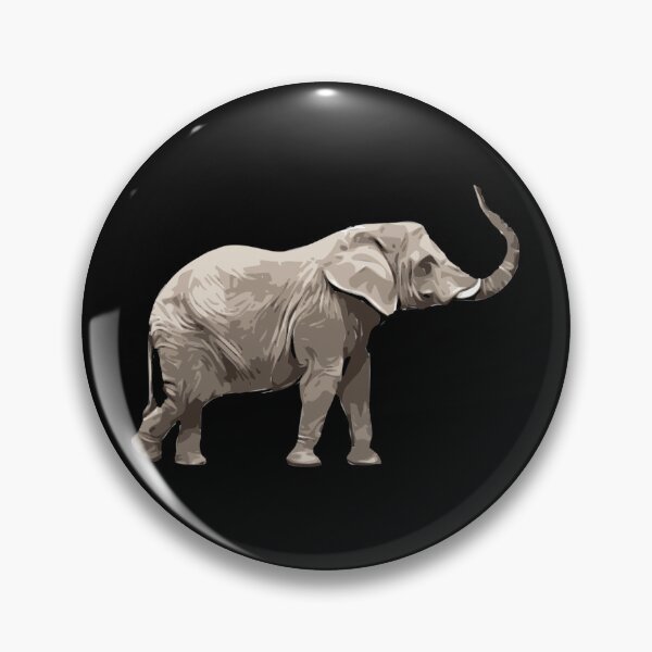 Item preview, African Elephant Animals Art Paint Draw Design designed and sold by BK-Fishing.
