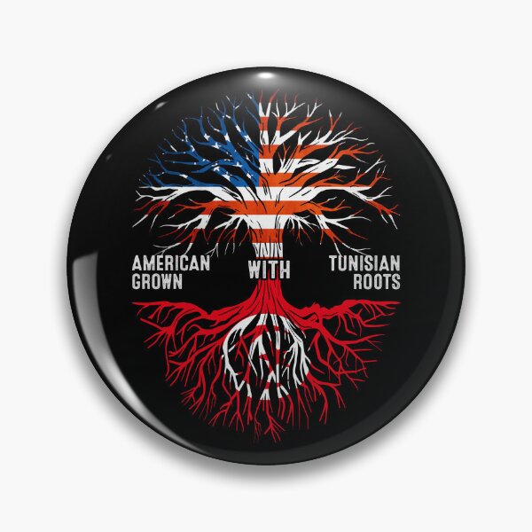 Artikelvorschau, American Grown mit tunesischen Wurzeln Baum Tunesien-Flagge entworfen und verkauft von MoHaCo.