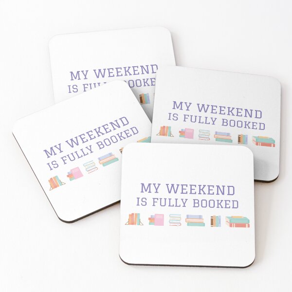 Item preview, My Weekend is Fully Booked for literature lovers designed and sold by ThreadlyAndCo.