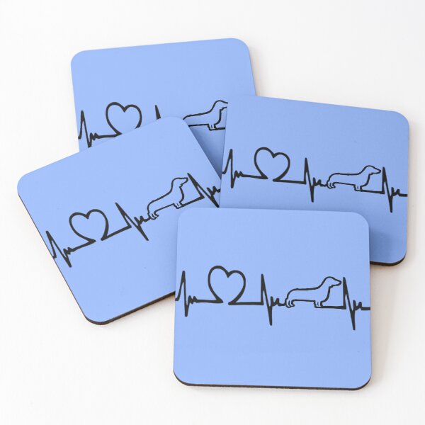 Item preview, Dachshund Heartbeat designed and sold by Daschunddesigns.