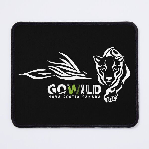 Item preview, GOWILD wildlife Canada, cougar design zebra style designed and sold by GOWILDstyle.