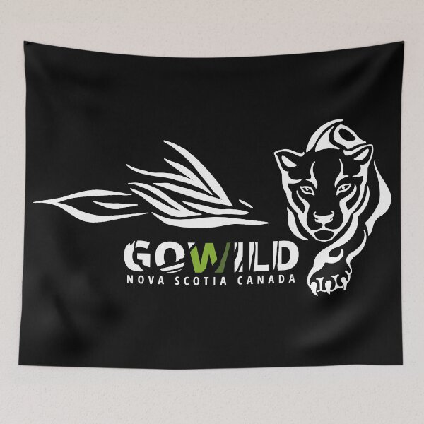 Item preview, GOWILD wildlife Canada, cougar design zebra style designed and sold by GOWILDstyle.
