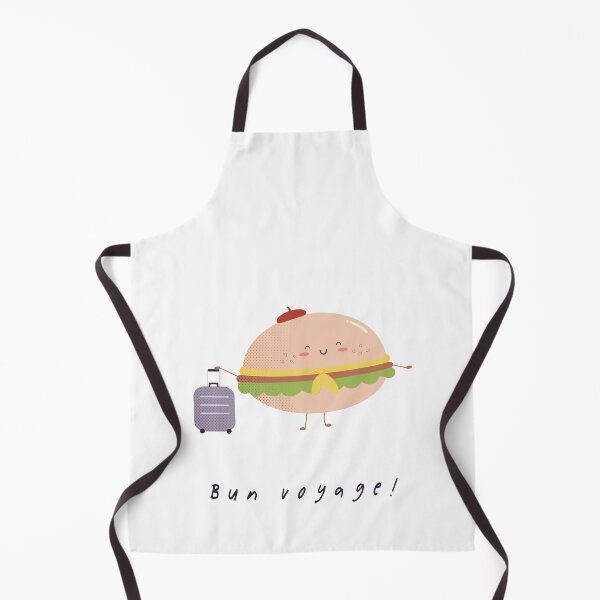 Item preview, Bun voyage burger pun design designed and sold by high5doodle.