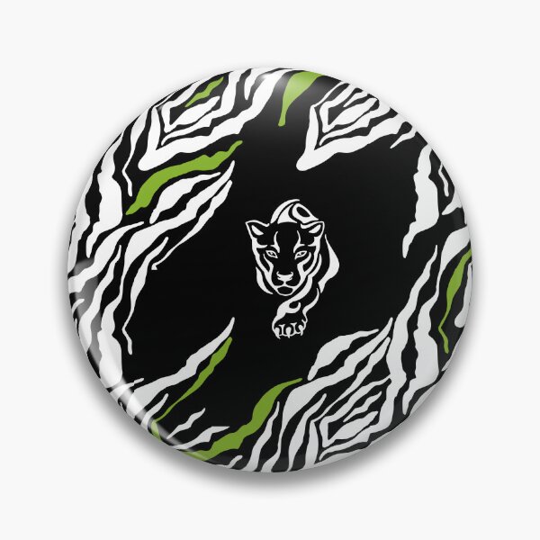 Item preview, GOWILD Seamless Zebra Panther / Cougar Design - black designed and sold by GOWILDstyle.