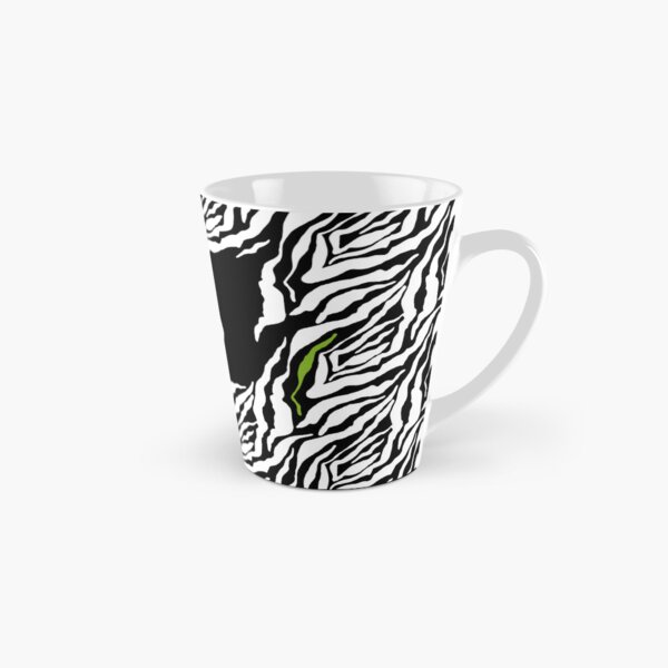 GOWILD Seamless Zebra-Panther / Cougar Design - black Tasse (konisch)